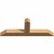 Ekena Millwork Portland Smooth Timber Gable Bracket, Western Red Cedar, 60"W x 22"H x 5 1/2"D x 5 1/2"F, 9/12 Pitch GBW060X22X0606POR00SWR - alternate 2